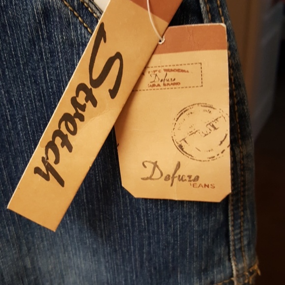 DEFUZE Stretch Jean Skirt - Picture 8 of 8